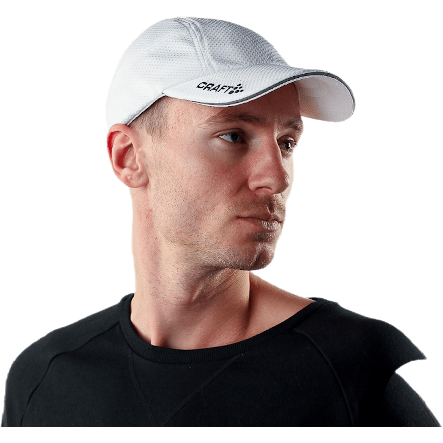 Run Cap White