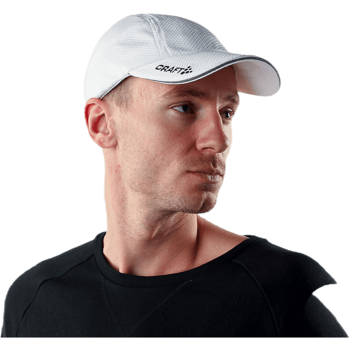 Run Cap White
