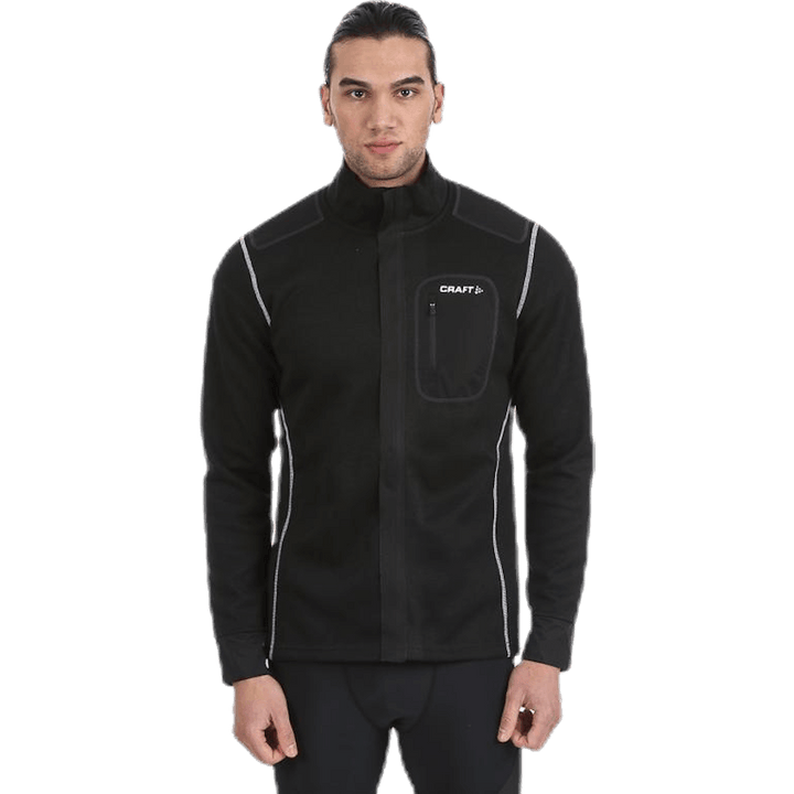 P Warm Jacket M Svart