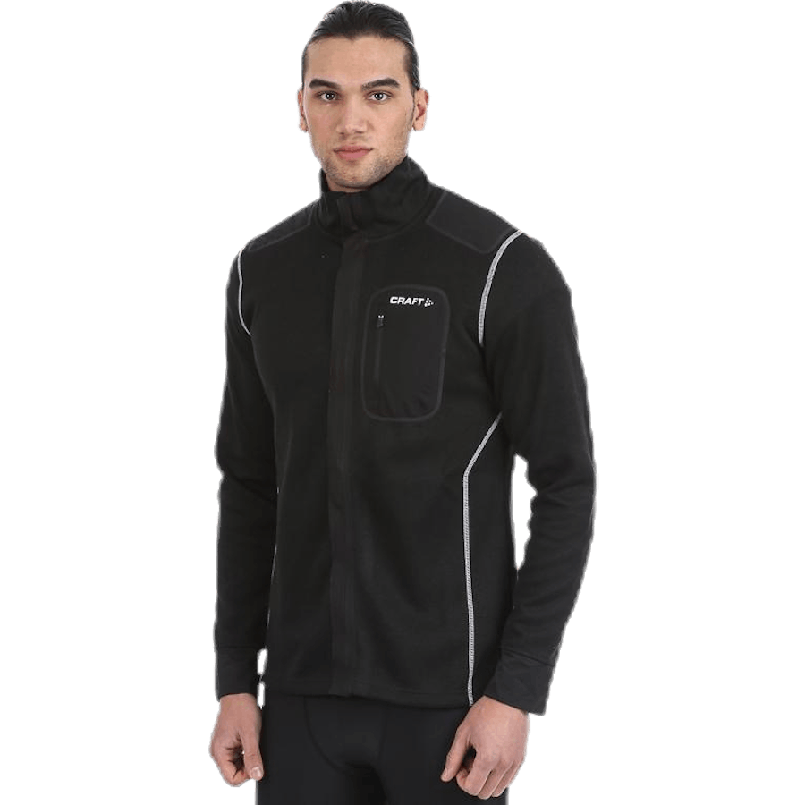 P Warm Jacket M Svart