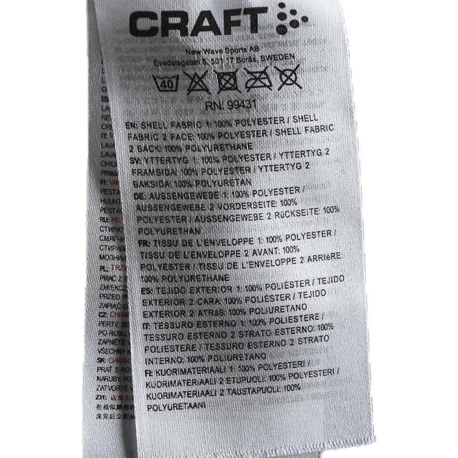 P Warm Jacket M Svart