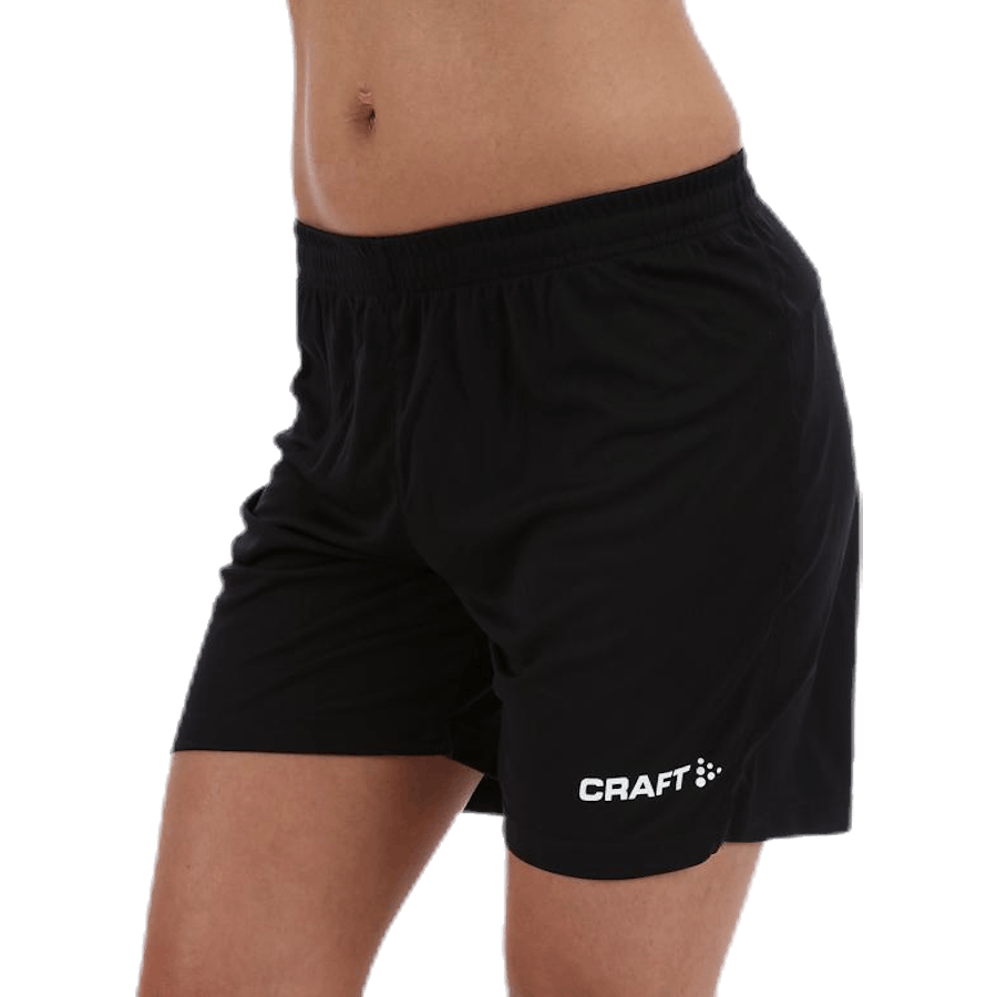 Squad Short Solid W Black