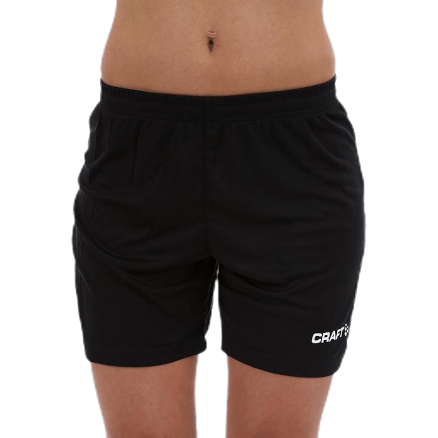 Squad Short Solid W Black