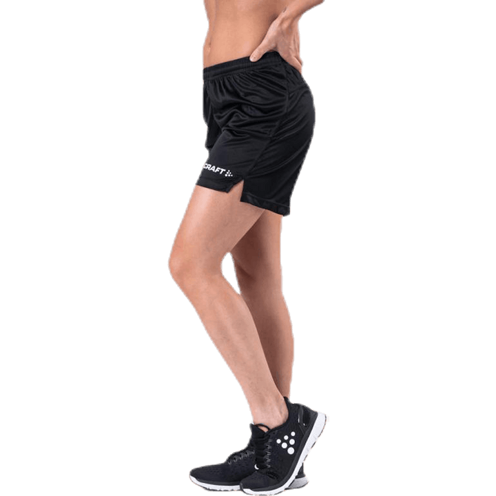 Squad Short Solid W Black