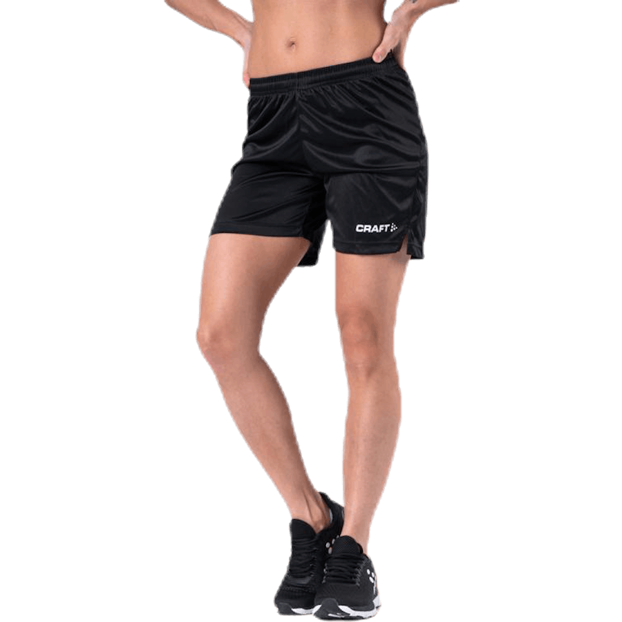 Squad Short Solid W Black