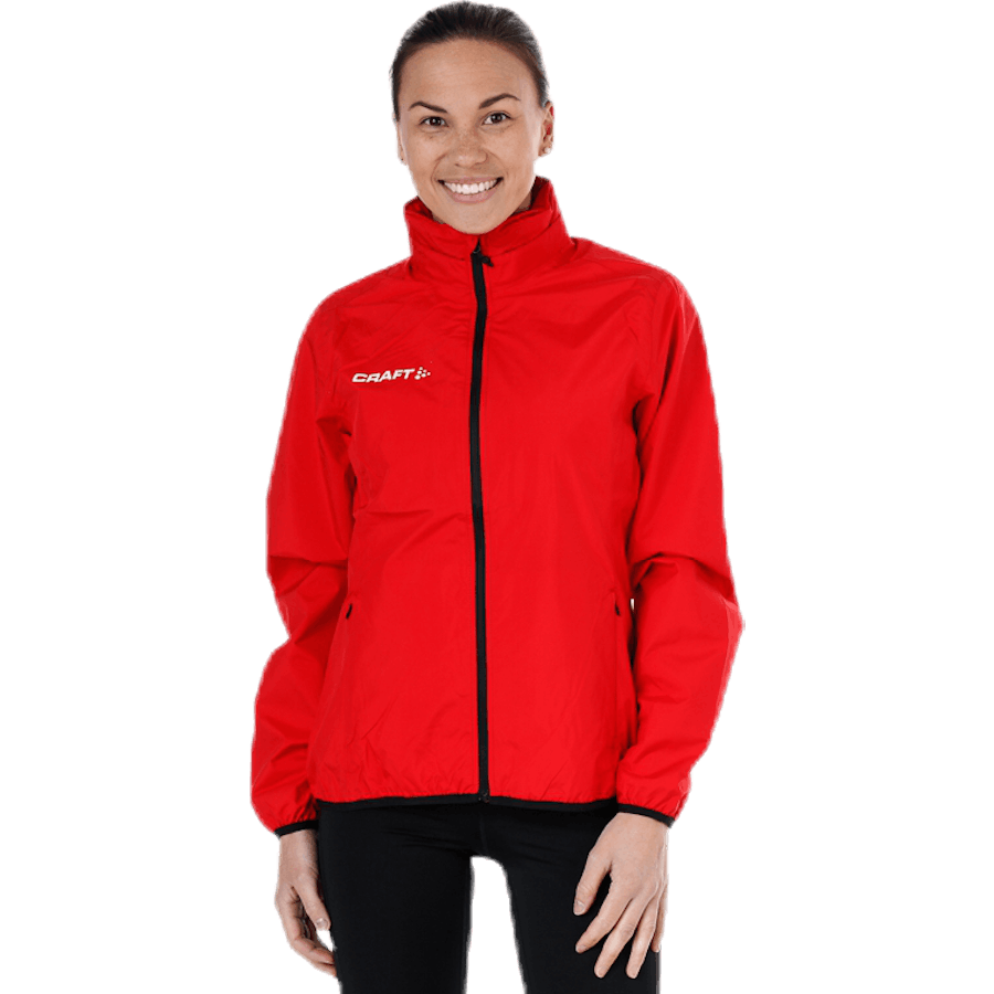 Jacket Rain W Red