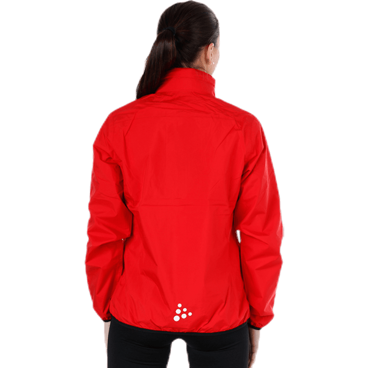 Jacket Rain W Red