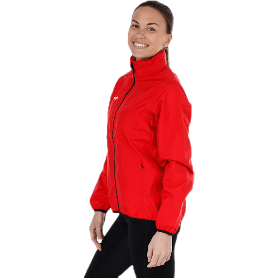 Jacket Rain W Red