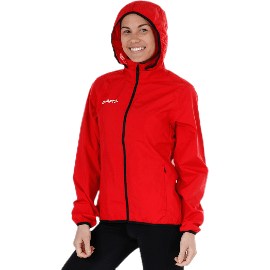 Jacket Rain W Red