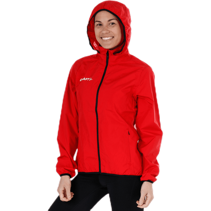 Jacket Rain W Red