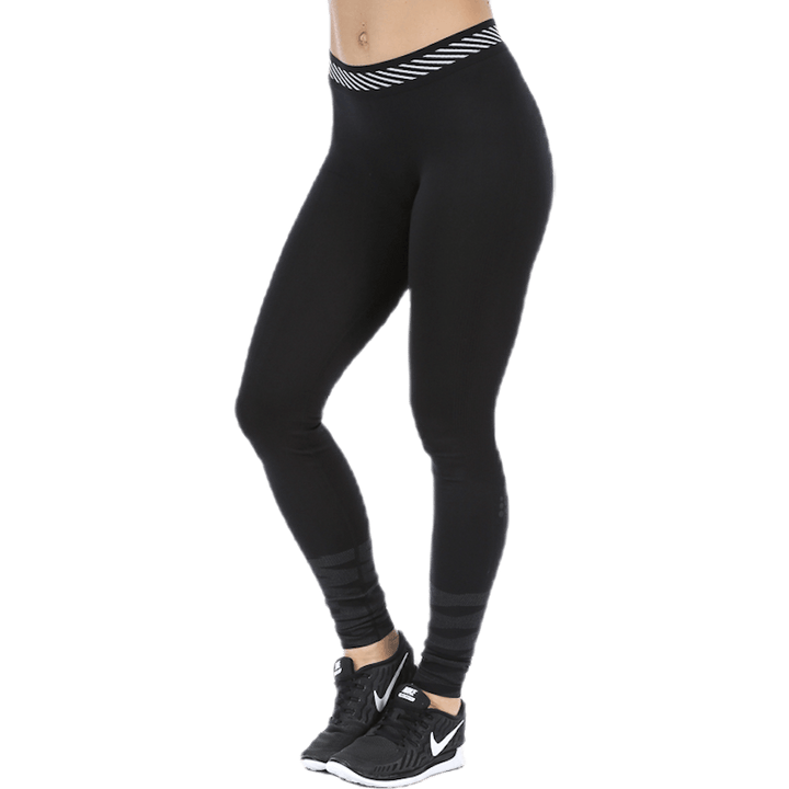 Bezešvé punčochové kalhoty Breakaway Black