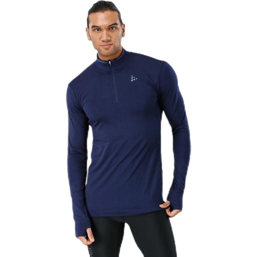 Fuseknit Comfort Zip Blue