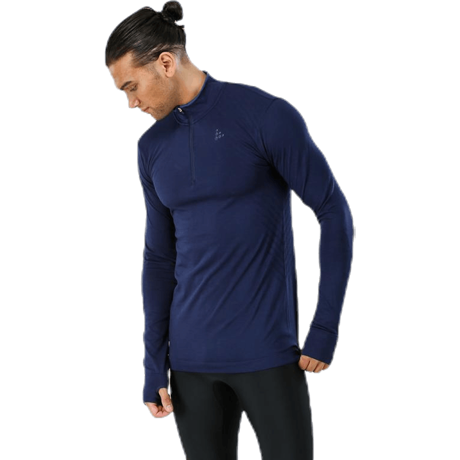 Fuseknit Comfort Zip Blue