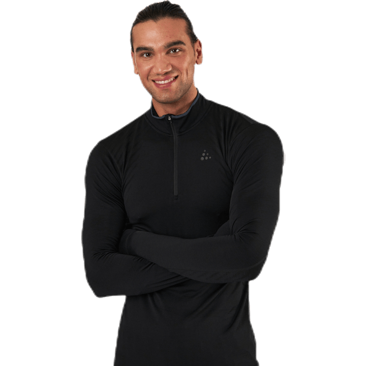 Fuseknit Comfort Zip Black