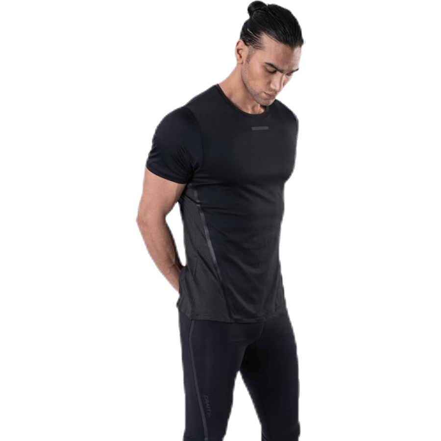 Vent Mesh SS Tee Black