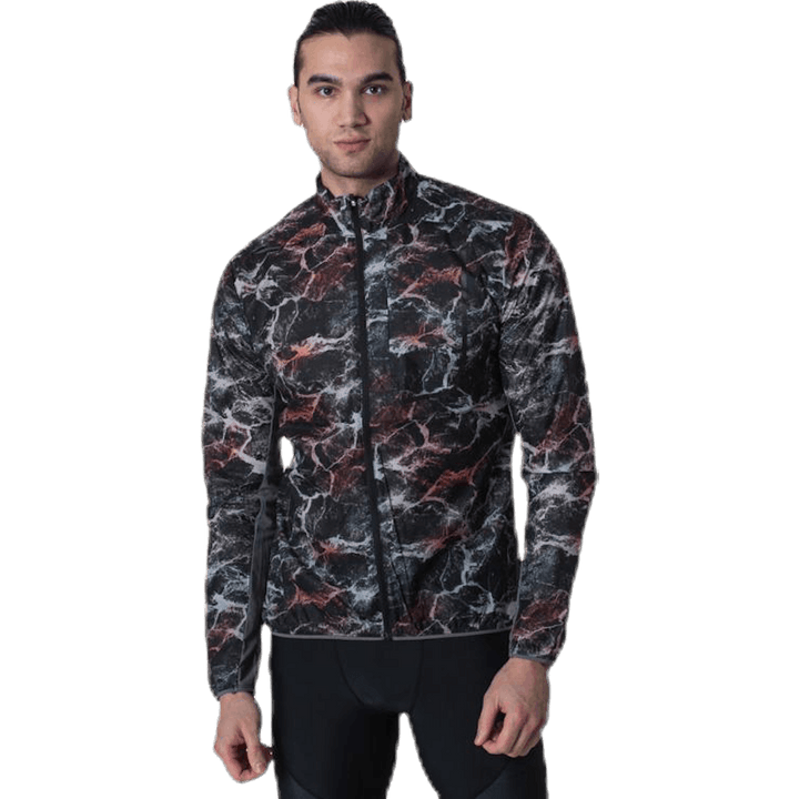 Vent Pack Jacke Gemustert/Schwarz