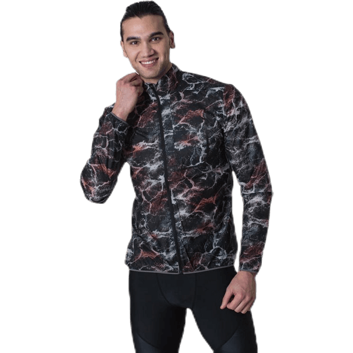 Vent Pack Jacke Gemustert/Schwarz