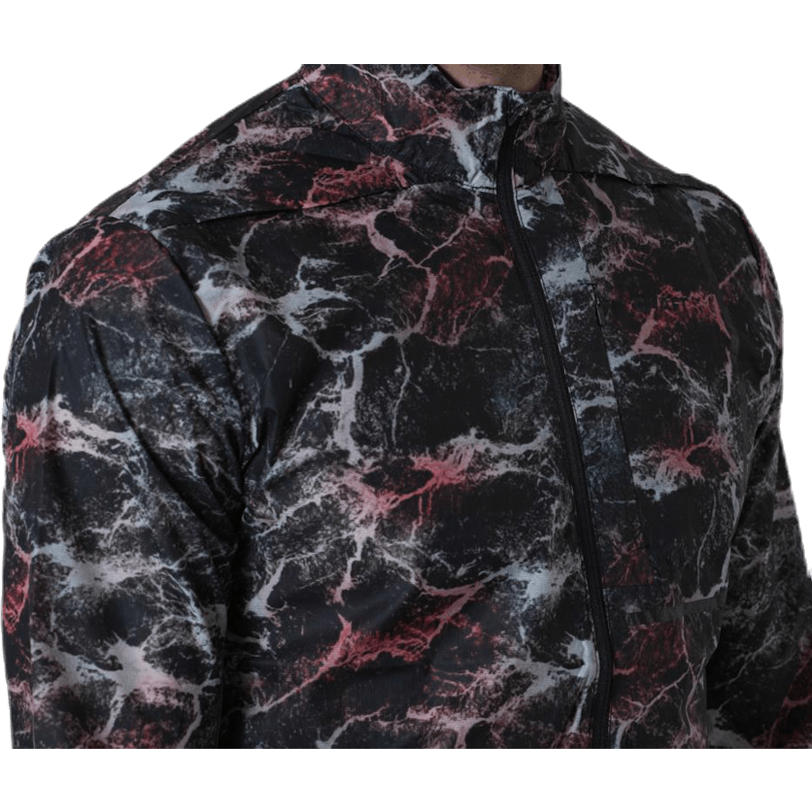 Vent Pack Jacke Gemustert/Schwarz