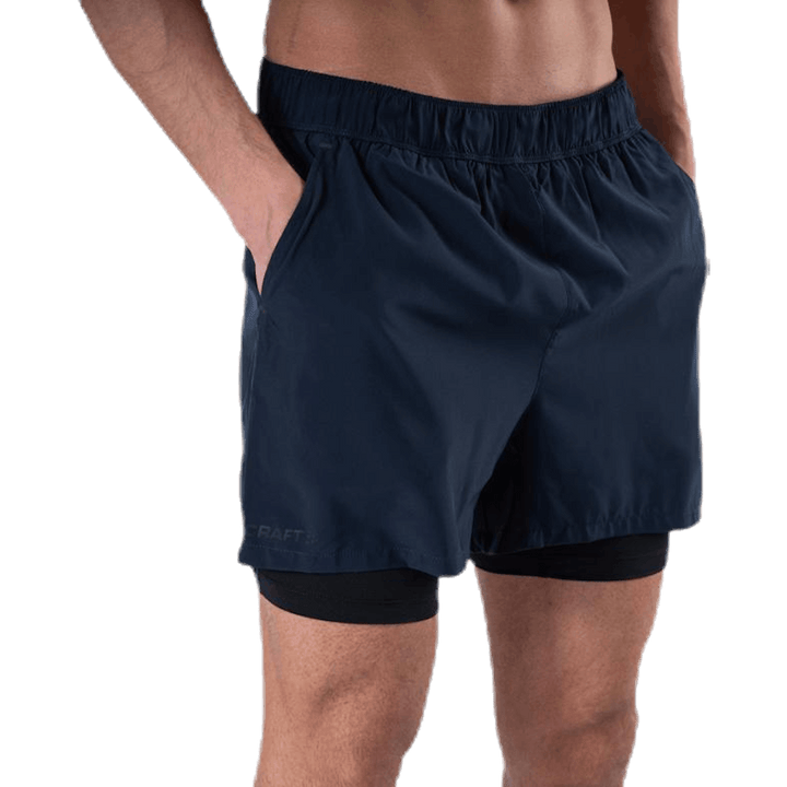 Pantalón corto elástico 2 en 1 ADV Essence Azul