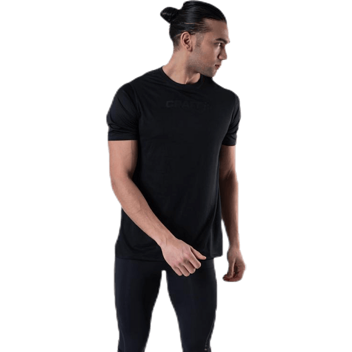 Core Essence SS Mesh Tee Black