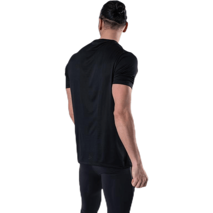Core Essence SS Mesh Tee Black