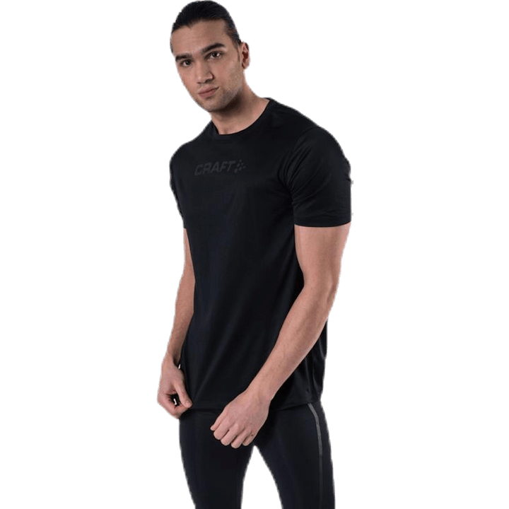 Core Essence SS Mesh Tee Black