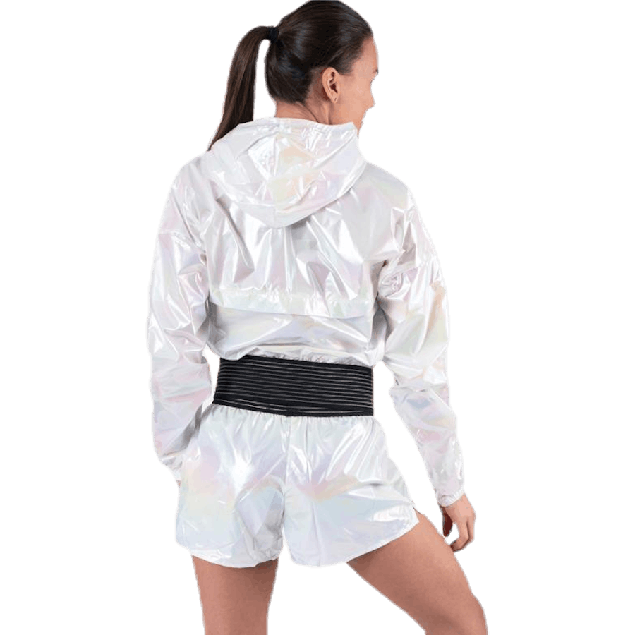 UNMTD Shiny Hood Jacket Patterned/White