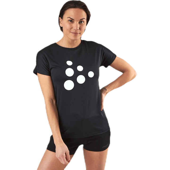 Eaze SS Logo Maglia Bianco/Nero