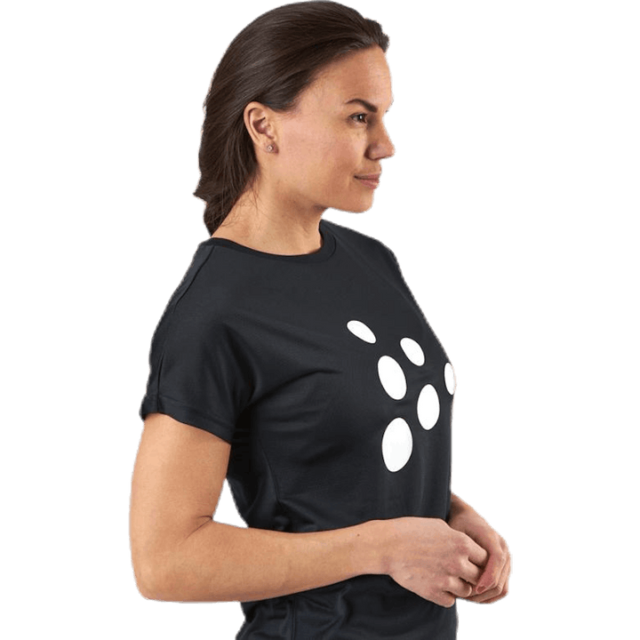 Eaze SS Logo Maglia Bianco/Nero