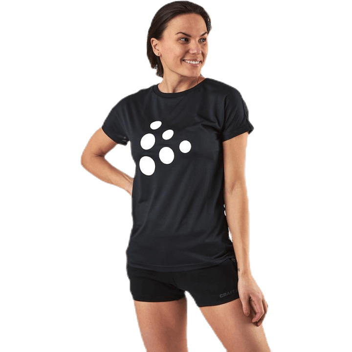 Eaze SS Logo Maglia Bianco/Nero