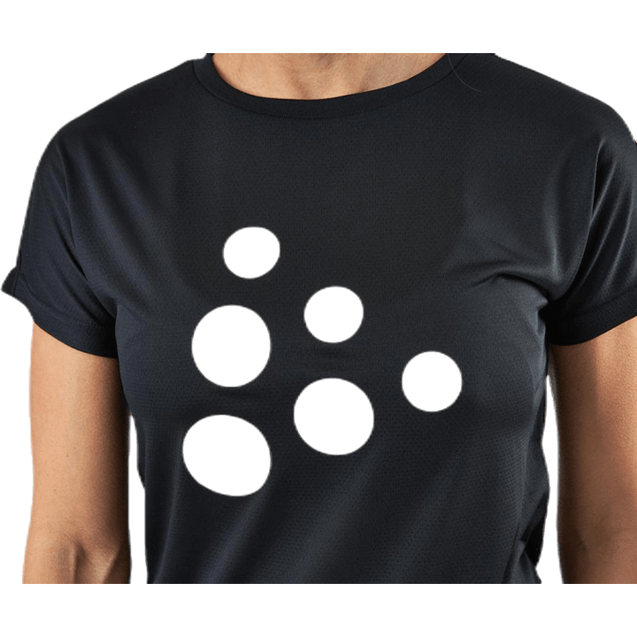 Eaze SS Logo Maglia Bianco/Nero