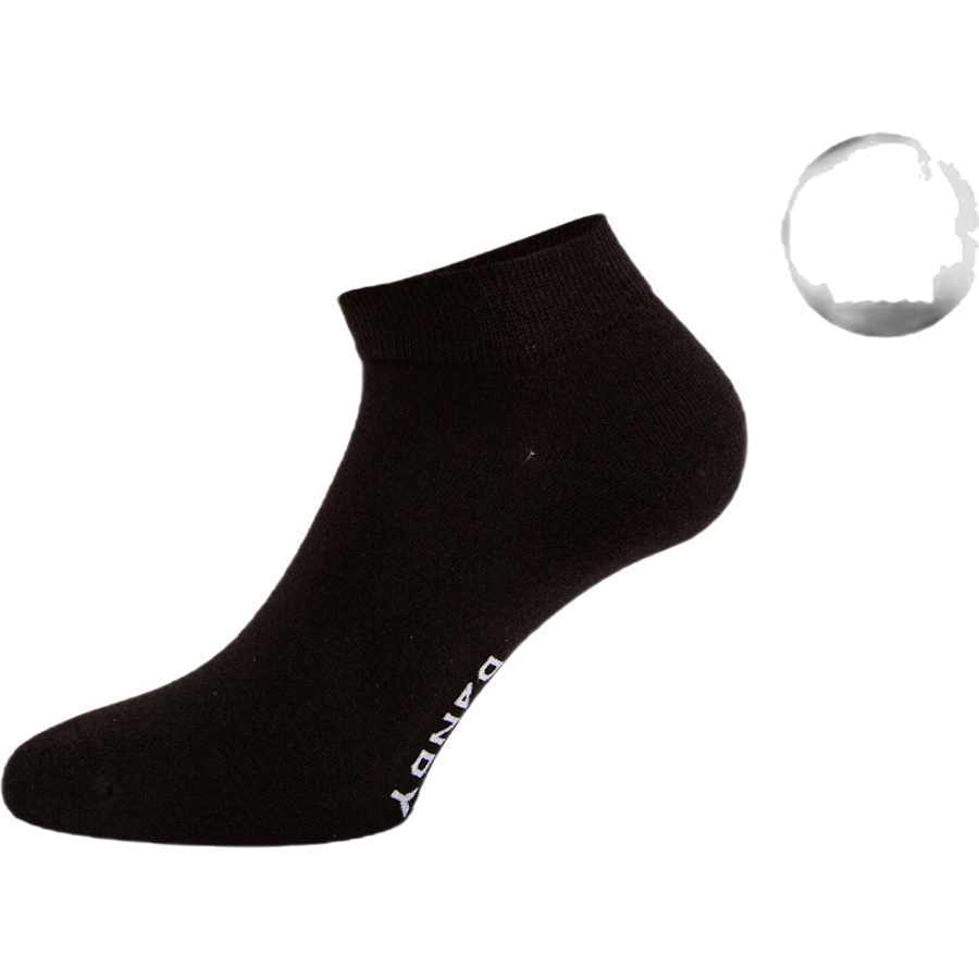 Solid Bamboo Ankle Sock 5-Pack Black