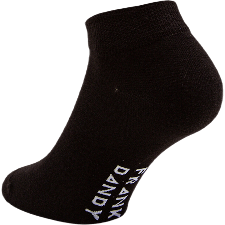 Solid Bamboo Ankle Sock 5-Pack Black