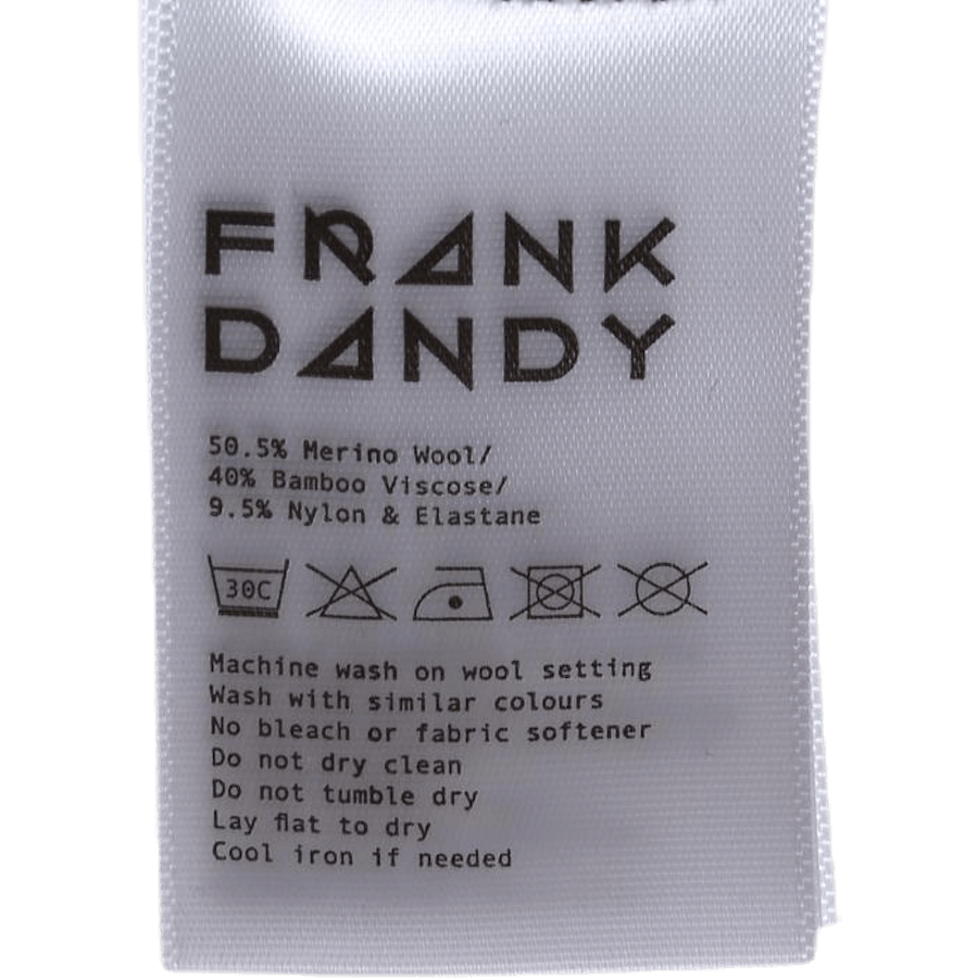 Bambus Merino kampsun must