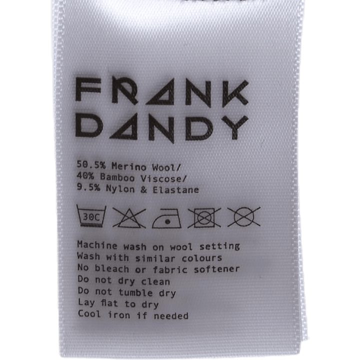 Bambus Merino kampsun must