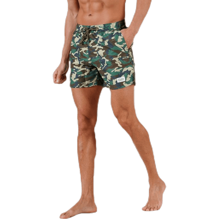 Breeze Camo Swim Shorts Green