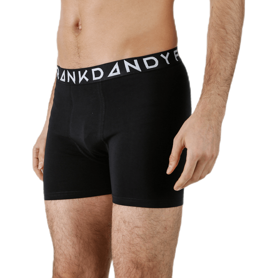 Solid Boxer 3-Pack Patterned/Black