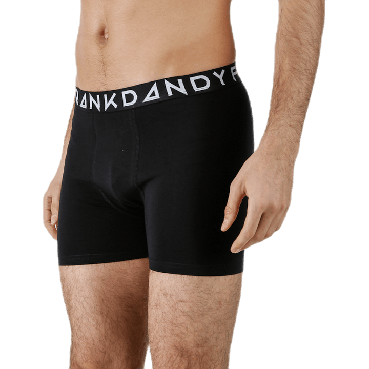 Solid Boxer 3-Pack Patterned/Black