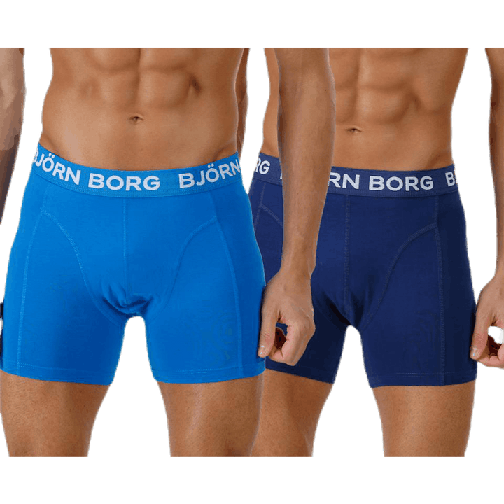 Solid Shorts 2-Pack Blue