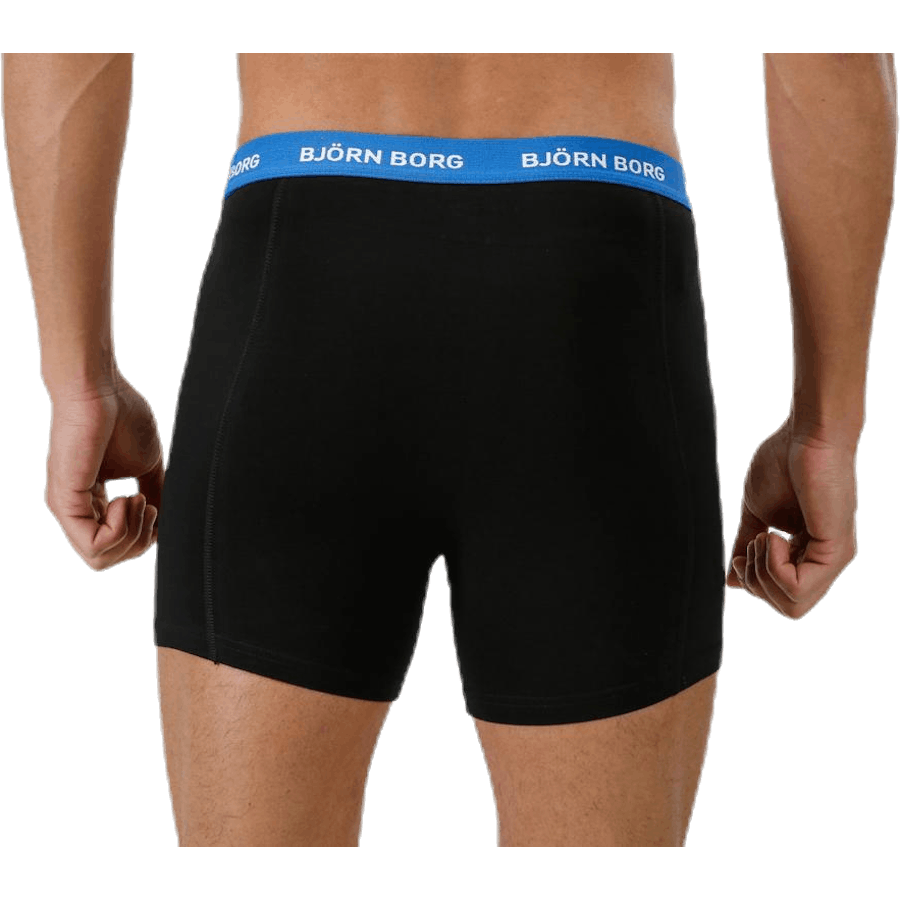 Solid Contrast Shorts 3-pack Black
