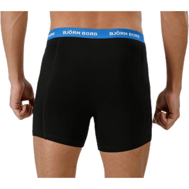 Solid Contrast Shorts 3-pack Black