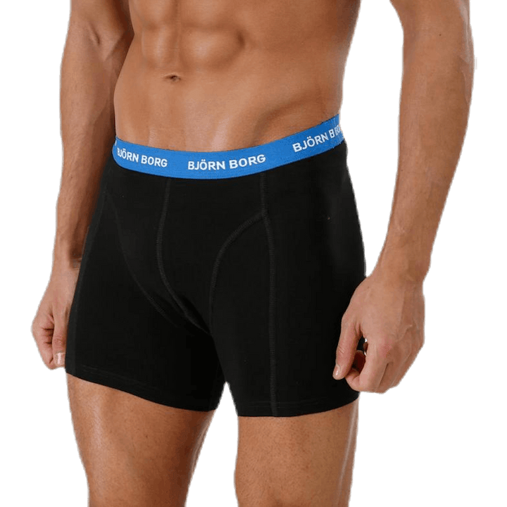 Solid Contrast Shorts 3-pack Black