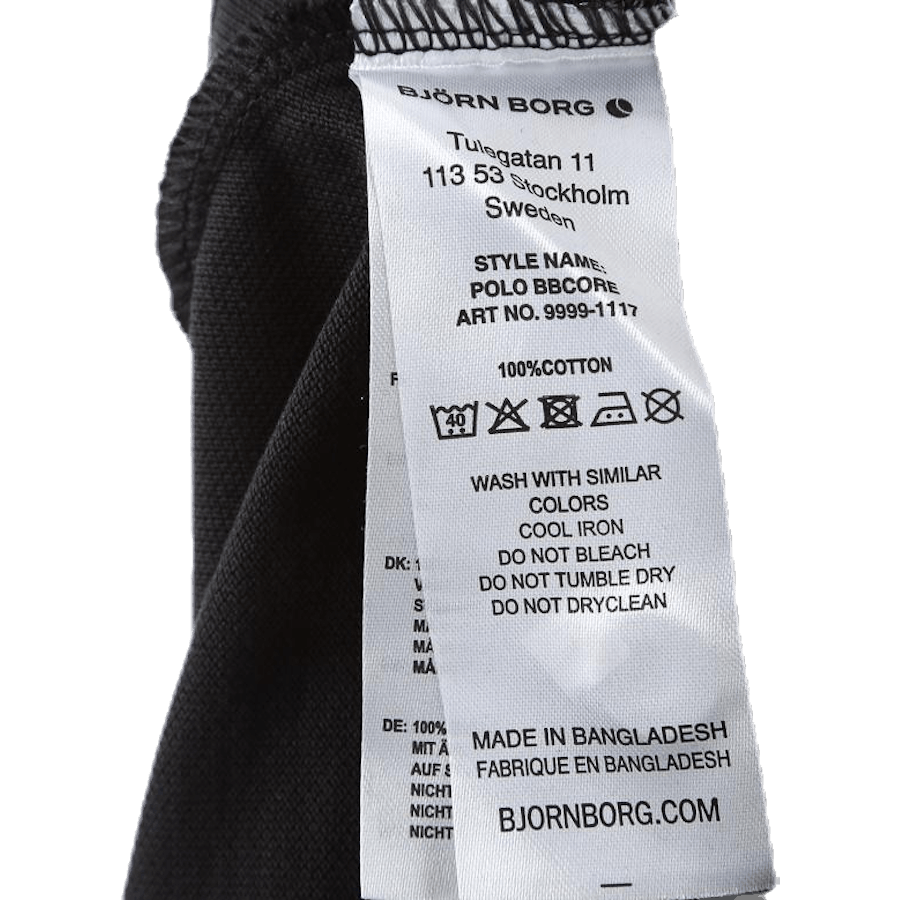 Core Polo Schwarz