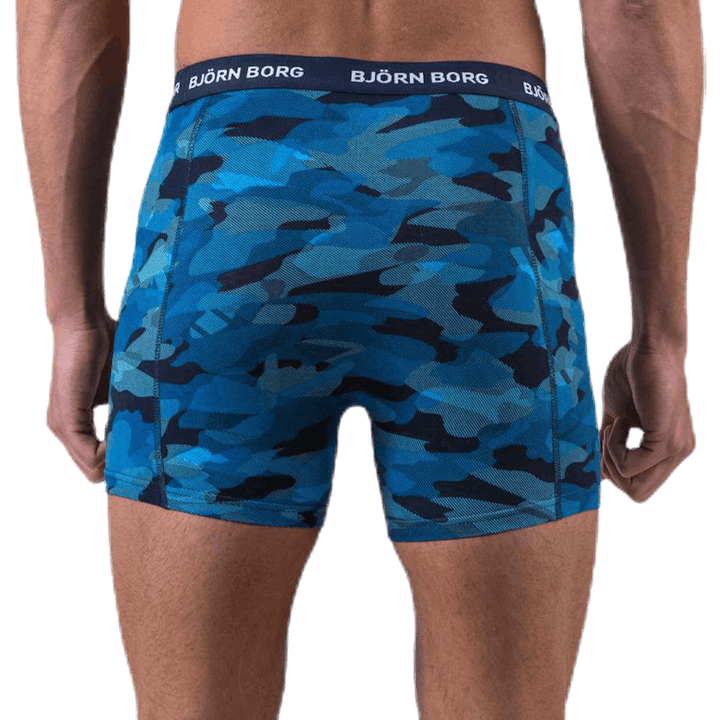 Shadeline Shorts 3-Pack Blue/Patterned/Black
