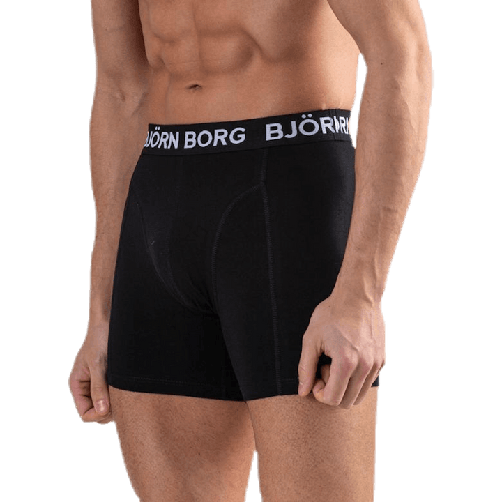 Solid Shorts 2-Pack White/Black
