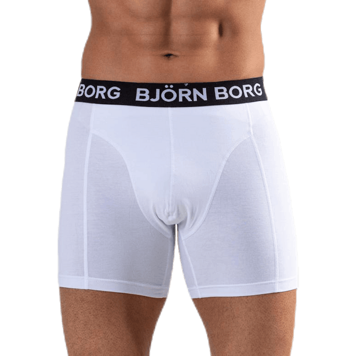 Solid Shorts 2-Pack White/Black