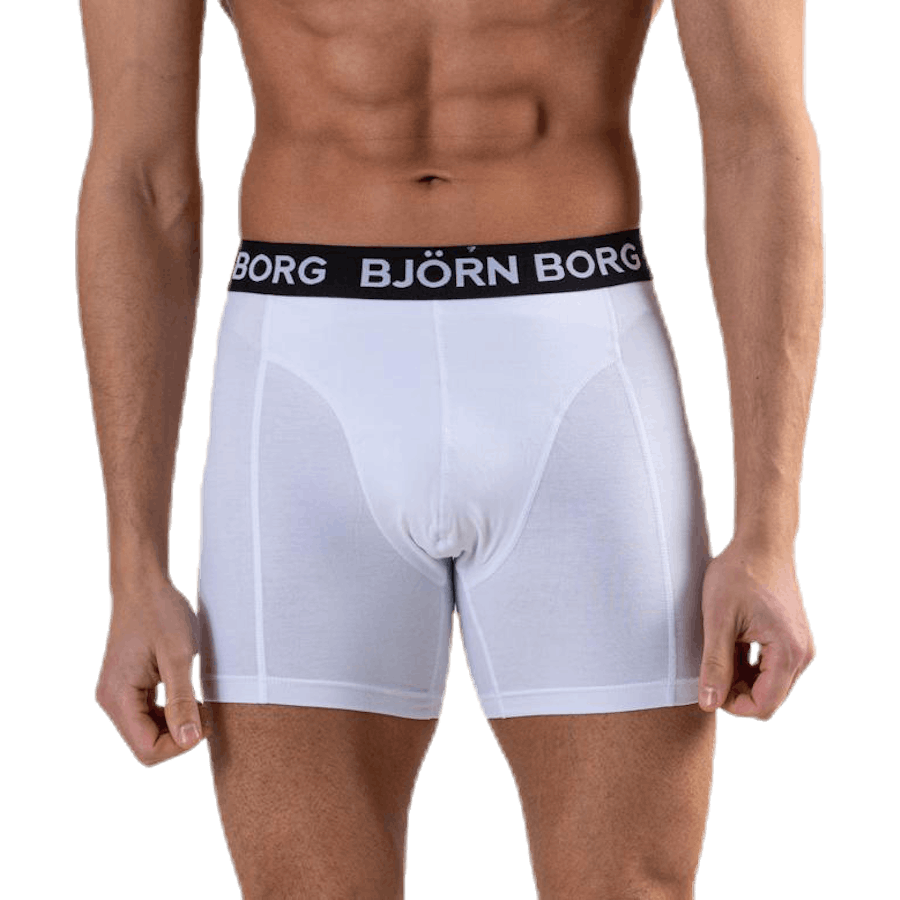 Solid Shorts 2-Pack White/Black