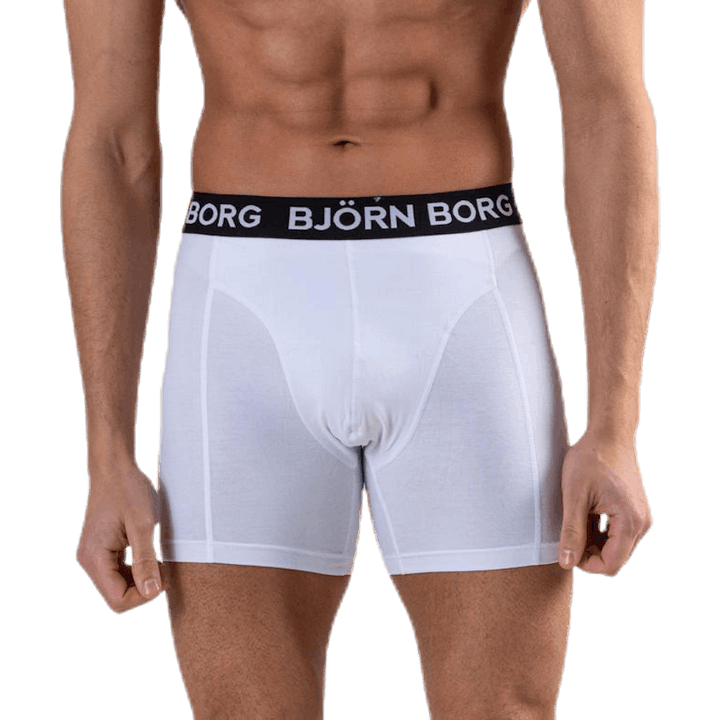 Solid Shorts 2-Pack White/Black