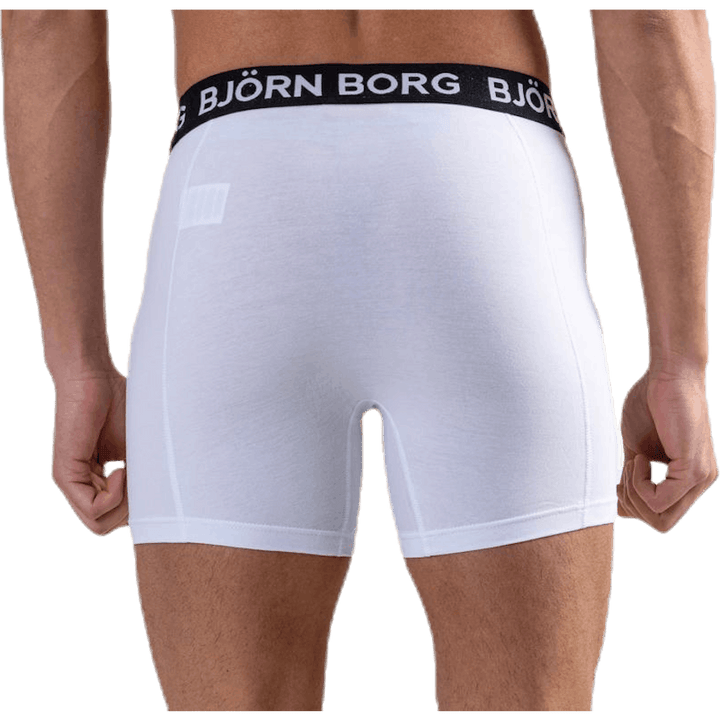 Solid Shorts 2-Pack White/Black