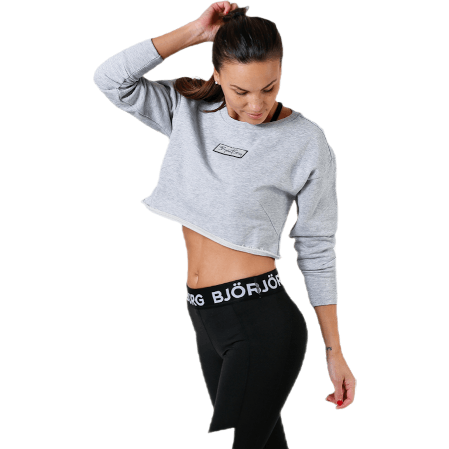 Cimmy Cropped Crew Grey